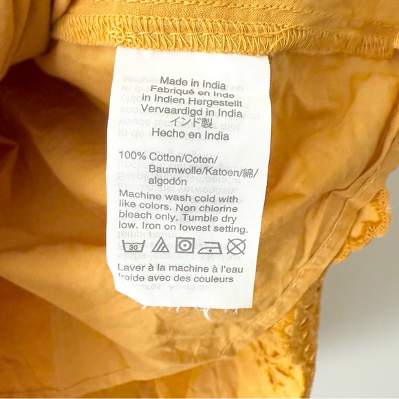 Madewell Scalloped Eyelet Midi Dress 8 - Picture 6 of 6